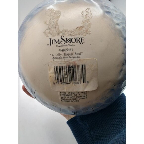 Jim Shore Heartwood Creek "A Jolly Happy Soul" Snowman Figurine 2006 Hand-Painte - Picture 3 of 6